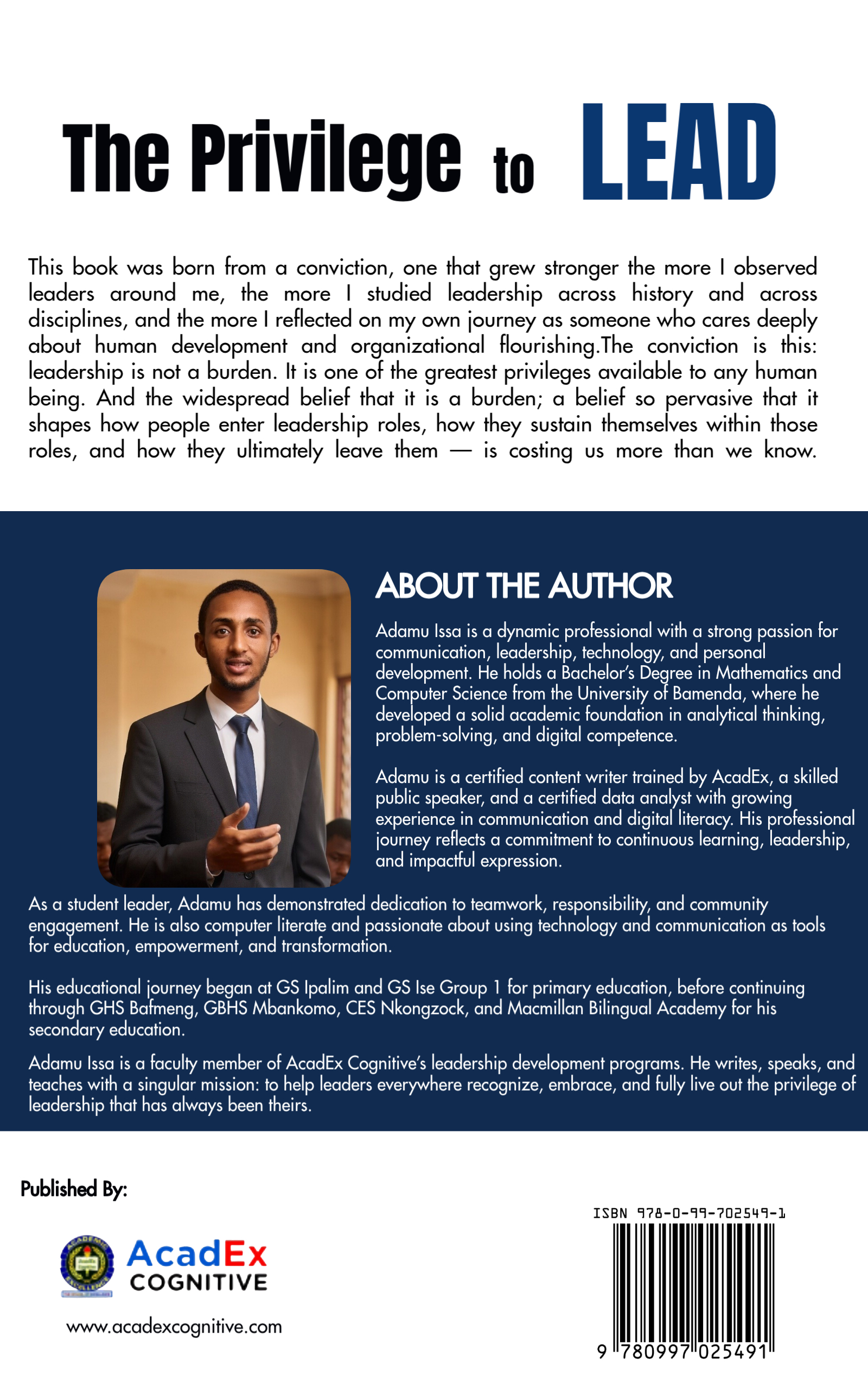 Leadership Is Not A Burden | Practical Leadership Development Ebook By Adamu Issa - Image 3