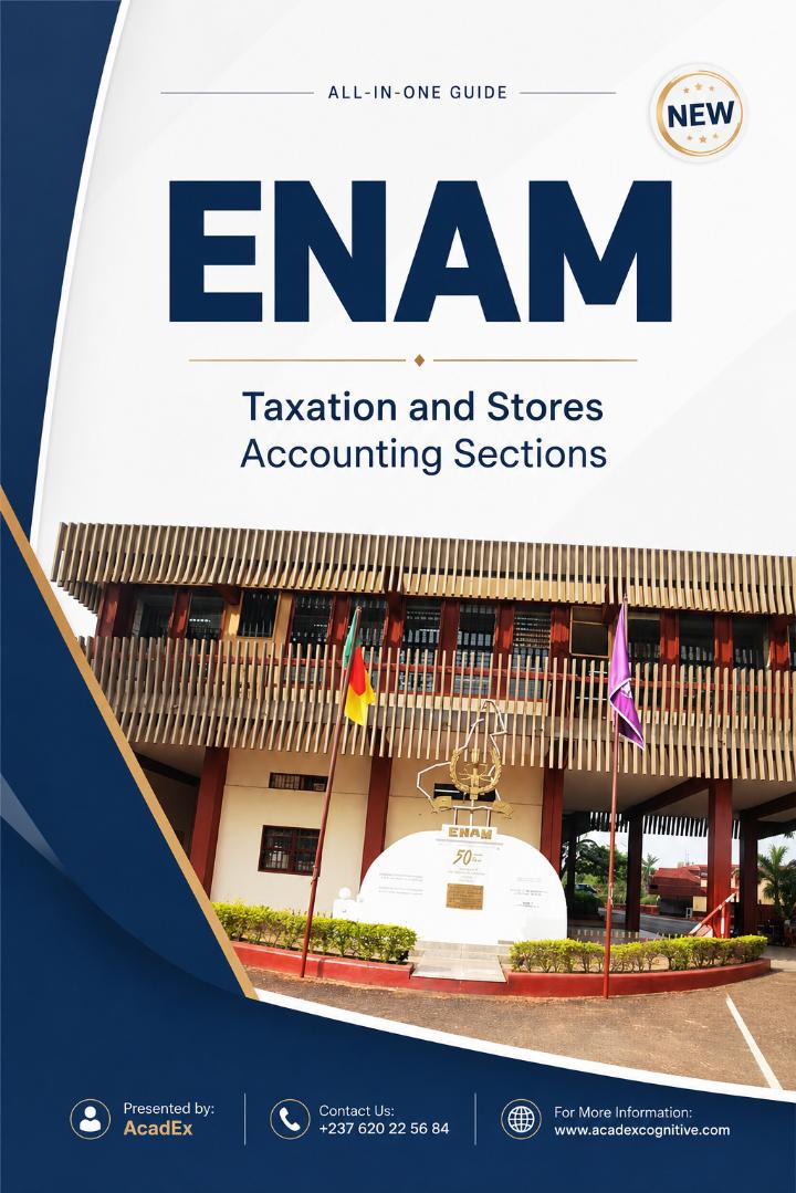 ENAM PAMPHLET FOR TAXATION AND STORES ACCOUNTING CYCLE A AND B