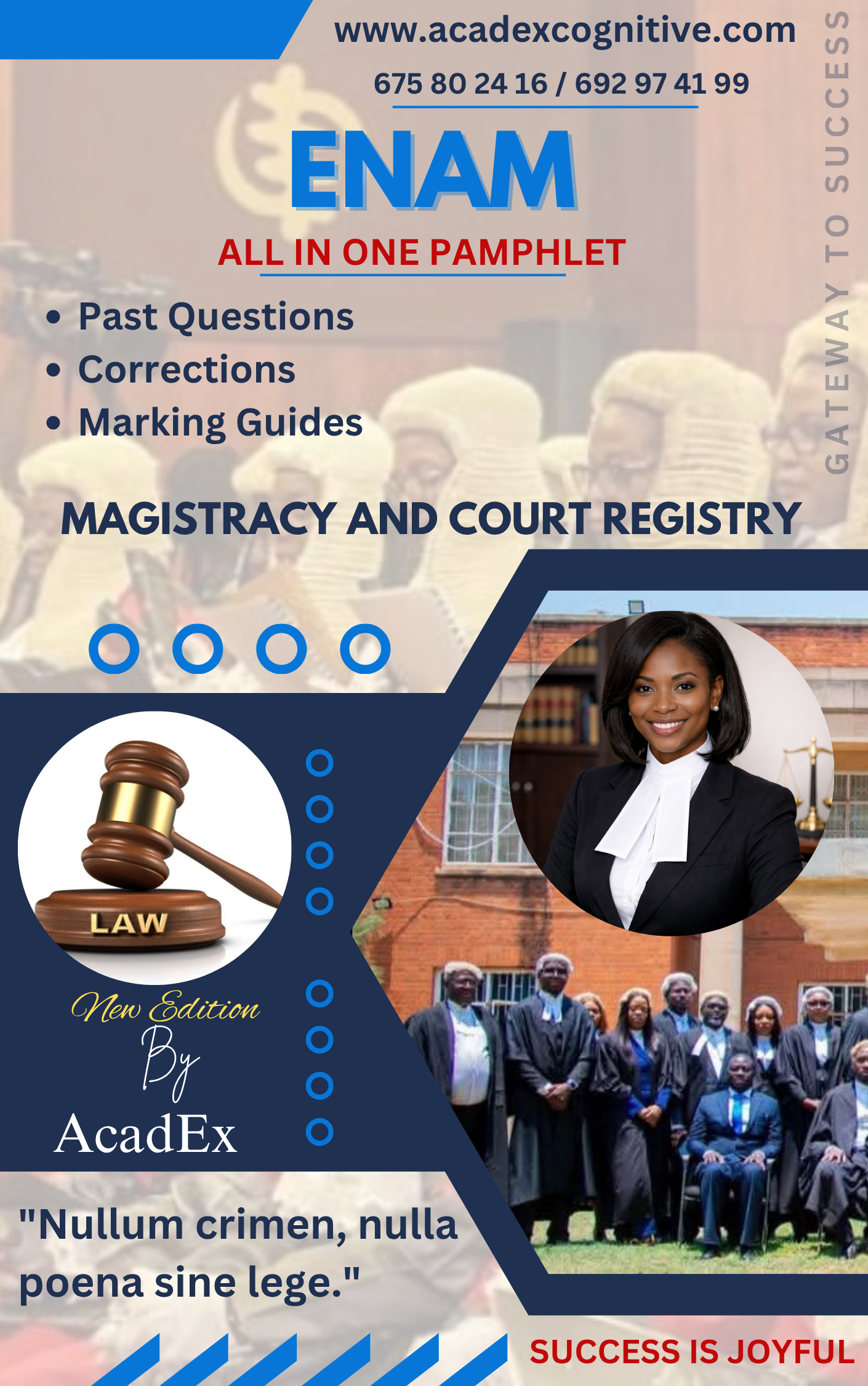 ENAM PAMPHLET FOR MAGISTRACY AND COURT REGISTRY